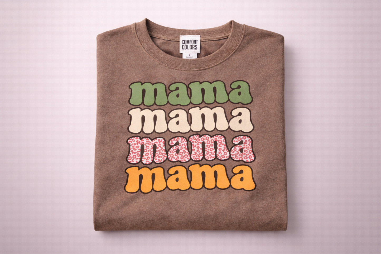 Stacked Leopard Mama