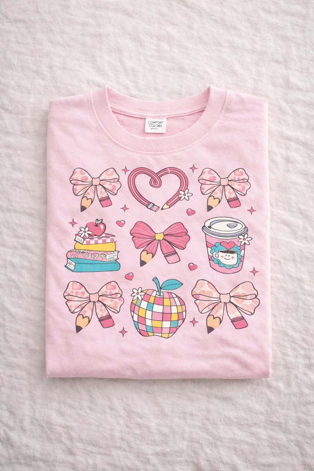Teacher Heart Bow Coquette