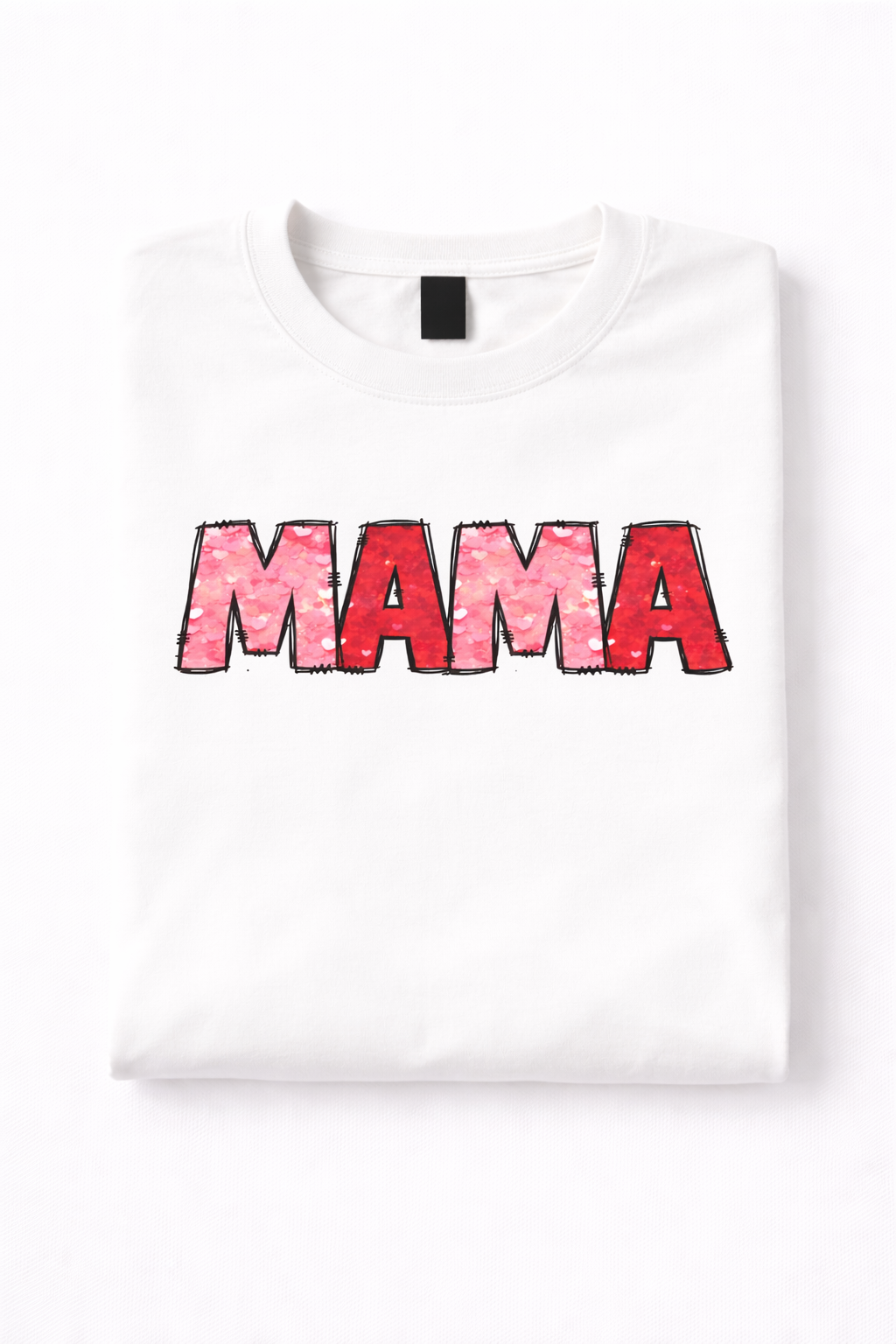 Heart Glitter Mama