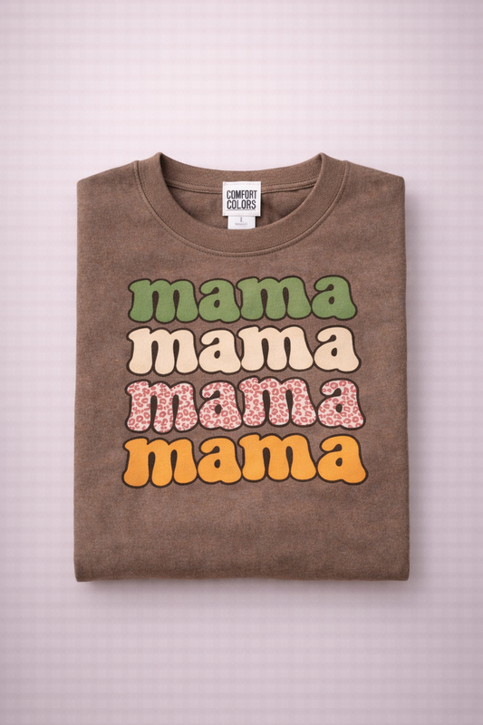 Stacked Leopard Mama