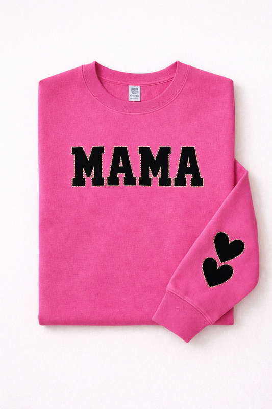 Mama w/ Heart Sleeve