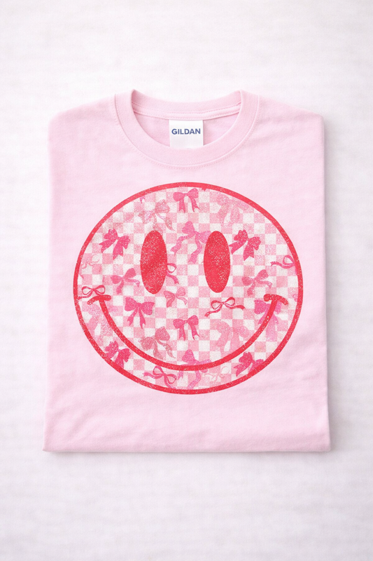 Pink Bow Smiley