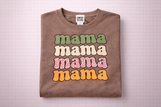 Stacked Leopard Mama