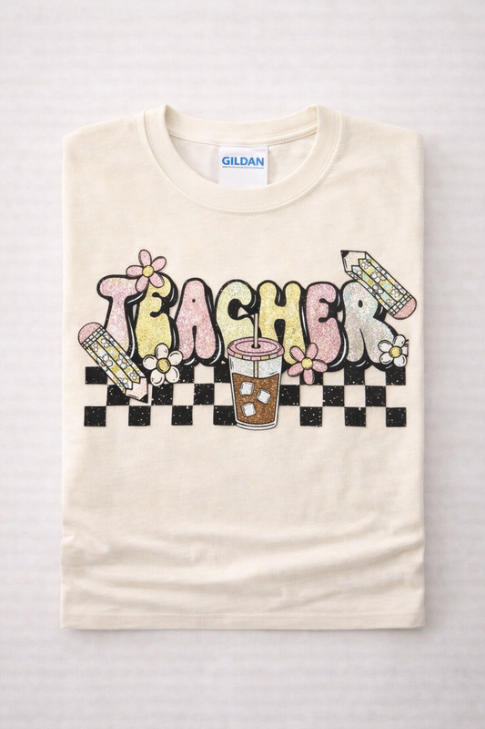 Glitter Teacher Coffee